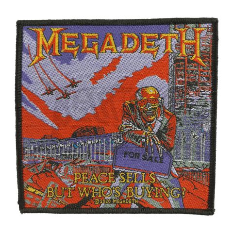 MEGADETH-PEACE SELLS Woven patch