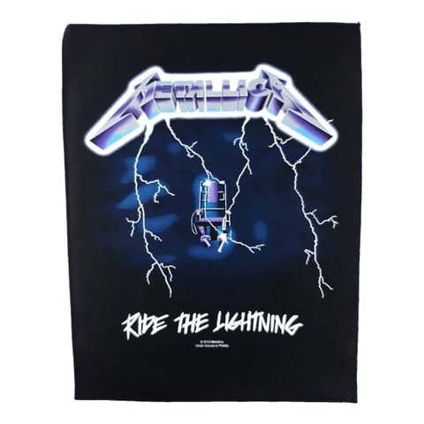 Metallica-RIDE THE LIGHTNING backpatch