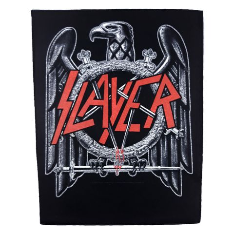 Slayer-Black EAGLE backpatch