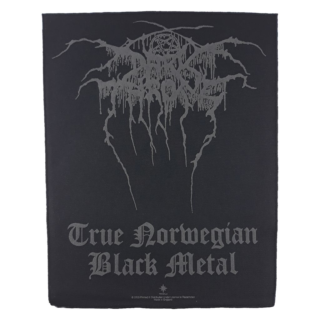 Darkthrone-True Norwegian Black Metal Backpatch