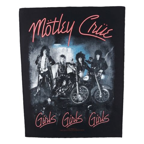MOTLEY CRUE - GIRLS, GIRLS, GIRLS Backpatch