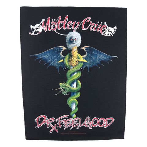 MOTLEY CRUE - DR FEELGOOD Backpatch