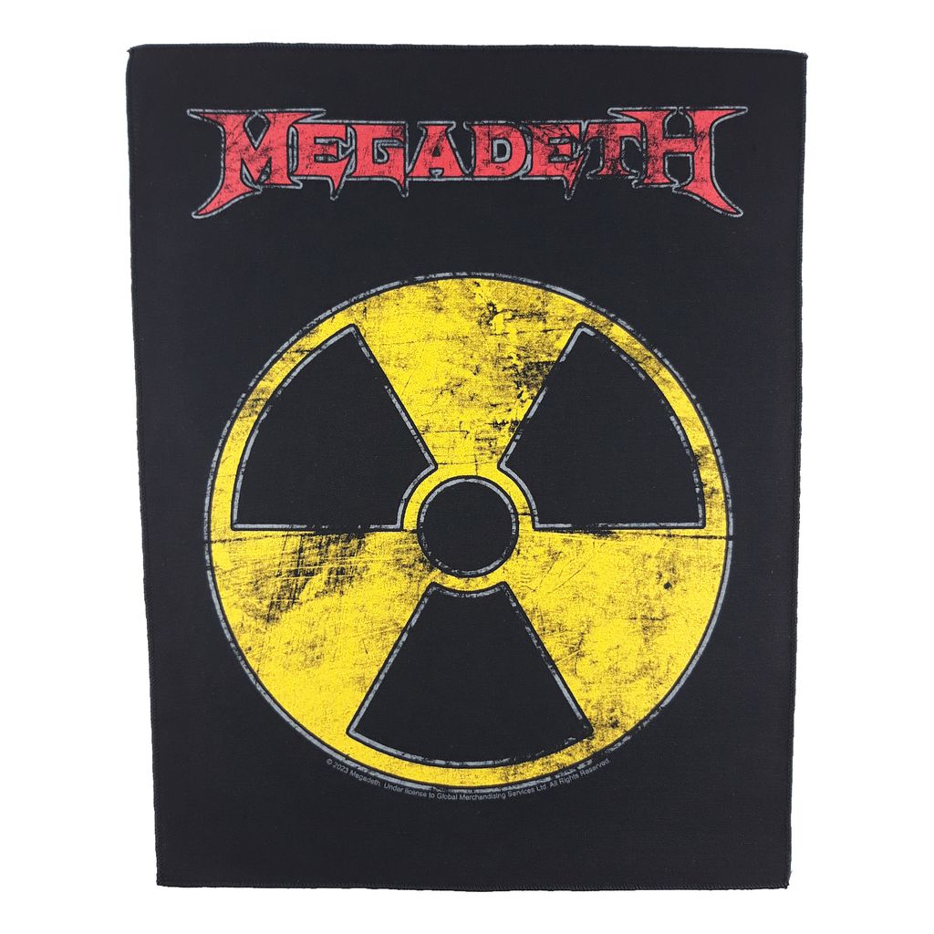 MEGADETH-RADIOACTIVE Backpatch
