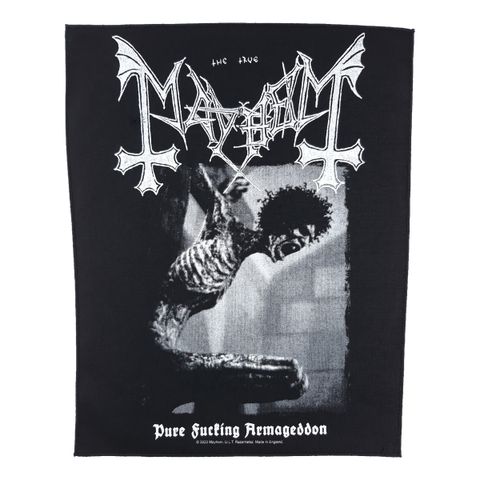 MAYHEM-PURE FUCKING ARMAGEDDON Backpatch