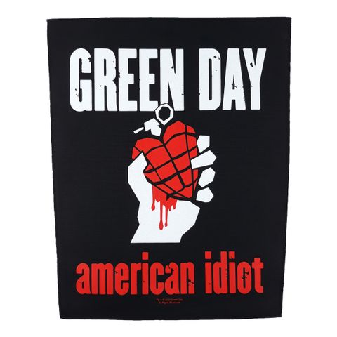 Green Day-American idiot Backpatch