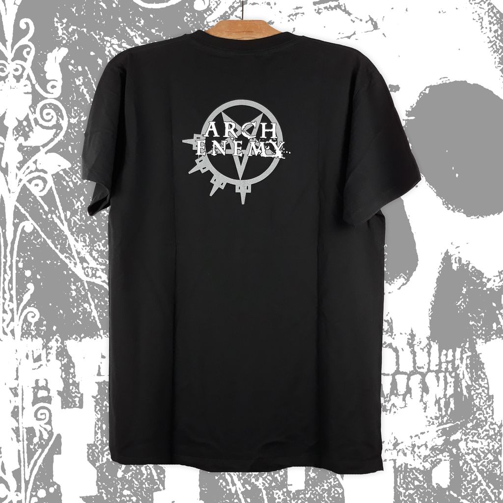 Arch enemy-doomsday machine black white TEE 2