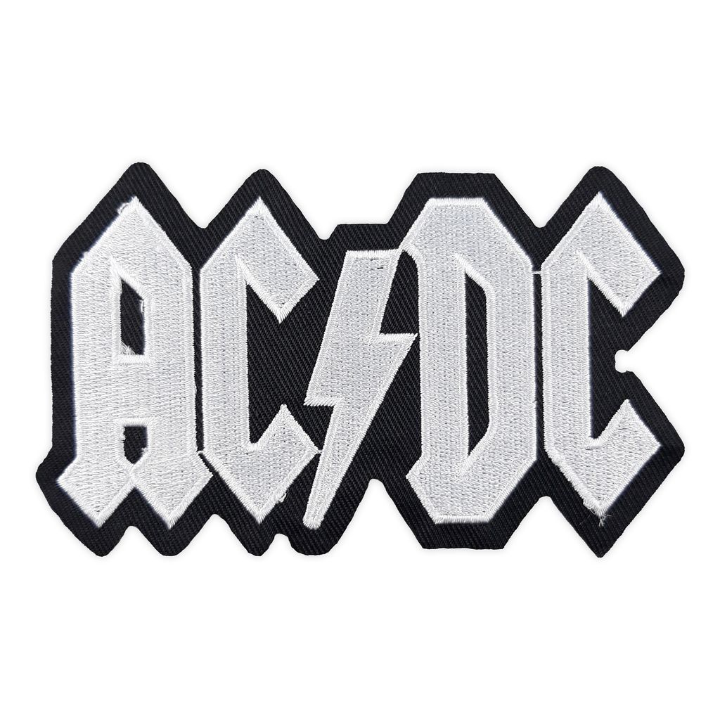 ACDC grey logo Patch