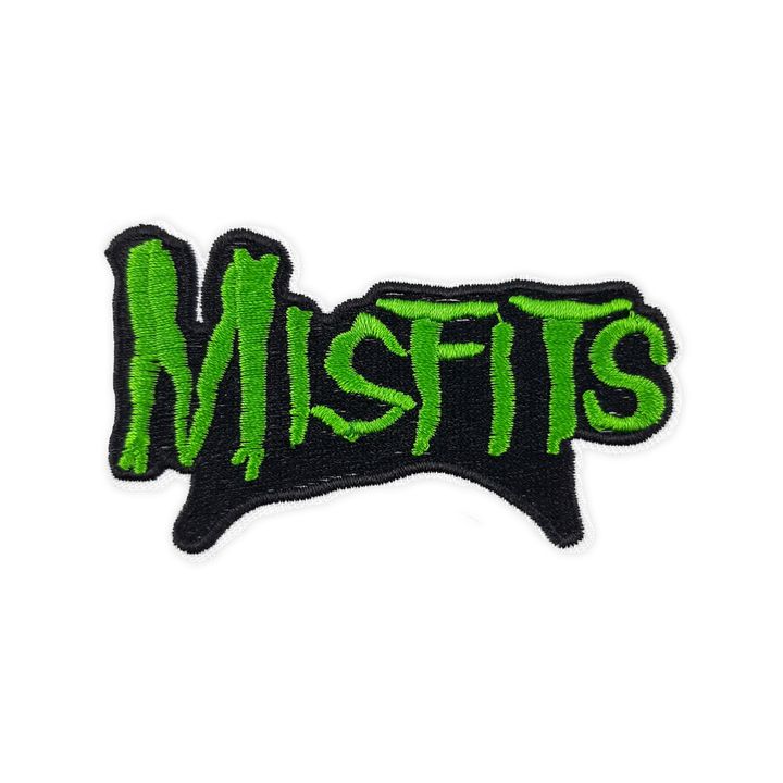 Misfits-green logo PATCH
