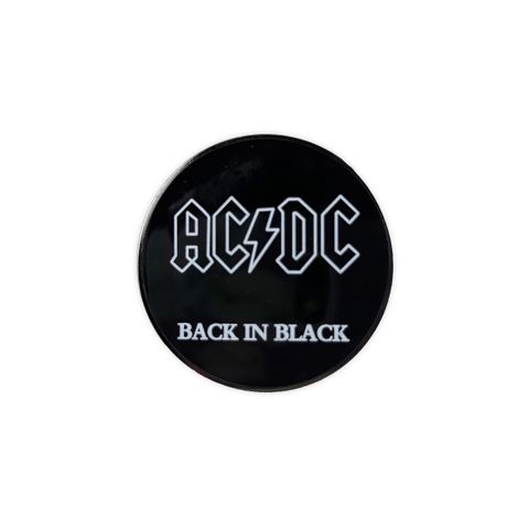 ACDC-Back in black metal pin (1)