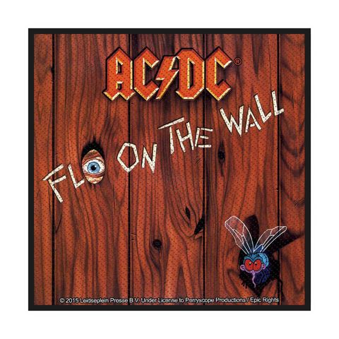 ACDC-Fly on the Wall Woven Patch