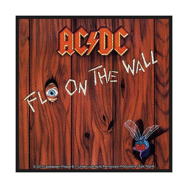 ACDC-Fly on the Wall Woven Patch