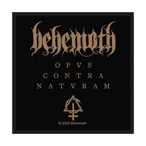 Behemoth-Opvs Contra Natvram Woven Patch