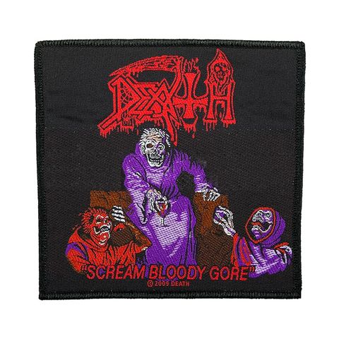 DEATH-SCREAM BLOODY GORE Woven Patch
