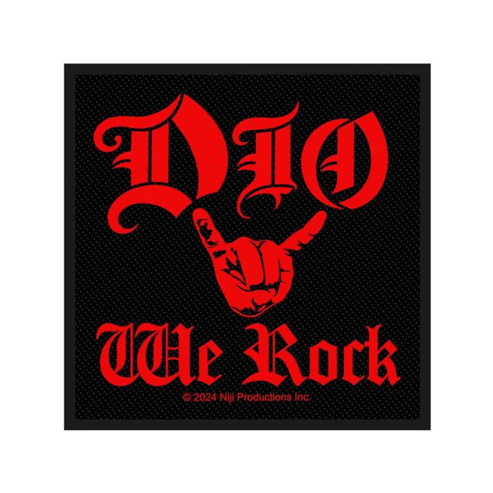 Dio-we rock Woven Patch