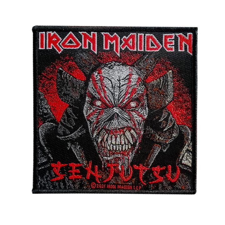 IRON MAIDEN-SENJUTSU BACK COVER Woven Patch