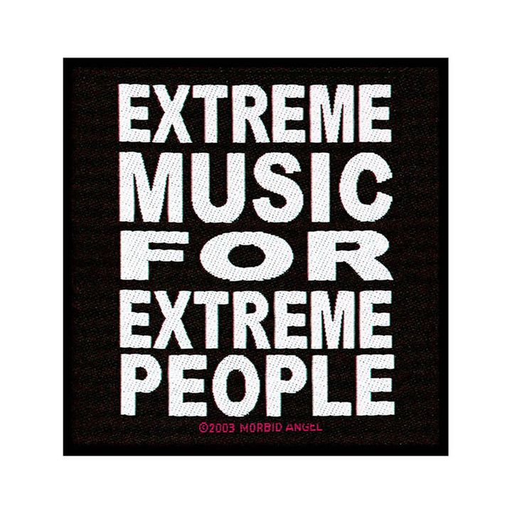Morbid Angel-Extreme music for extreme people Woven Patch