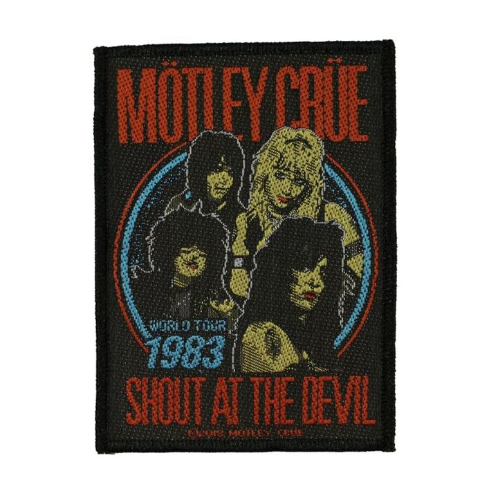 Motley crue-Shout at the devil Woven Patch