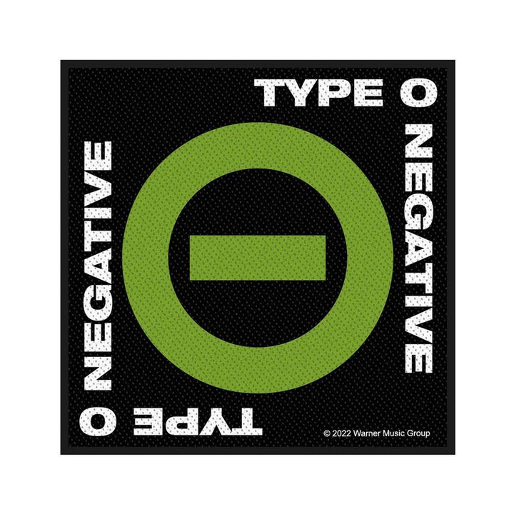 Type Of Negative-Negative symbol Woven Patch