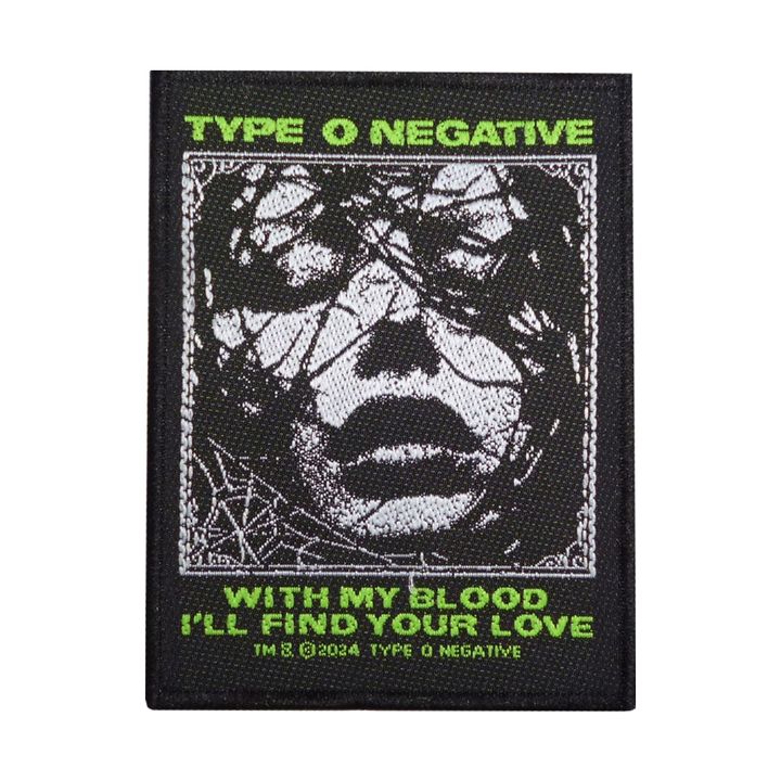 Type O Negative-with my blood Woven Patch