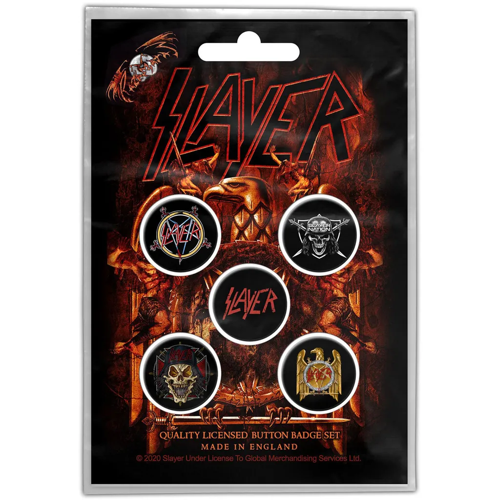 Slayer-Eagle Button Badge Pack