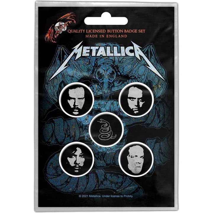 Metallica-Wherever I May Roam Button Badge Pack