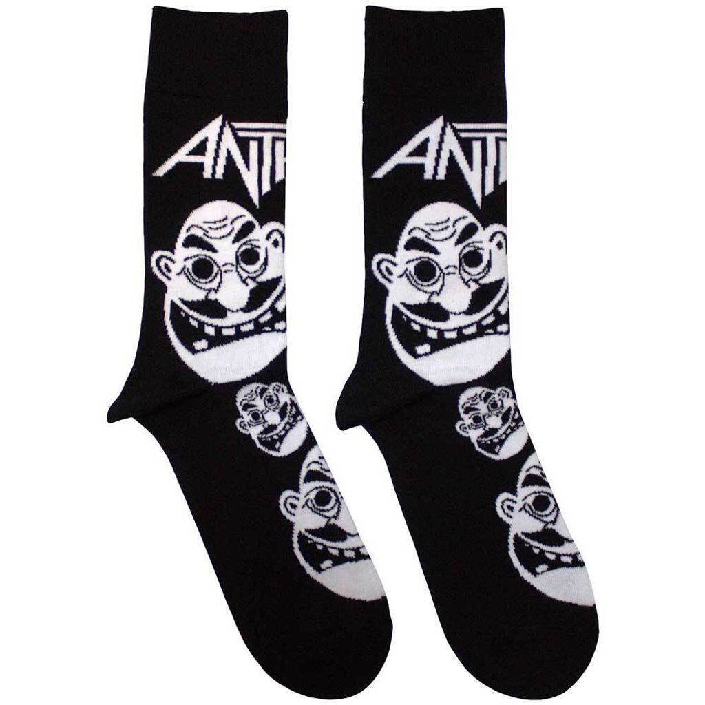 ANTHRAX UNISEX ANKLE SOCKS FACES PATTERN 1