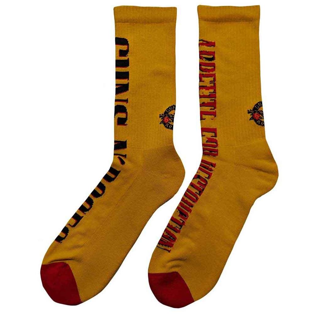 GUNS N' ROSES UNISEX TERRY SOCKS APPETITE FOR DESTRUCTION 2
