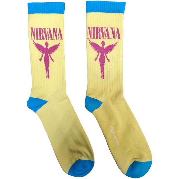 NIRVANA UNISEX TERRY SOCKS ANGELIC 1
