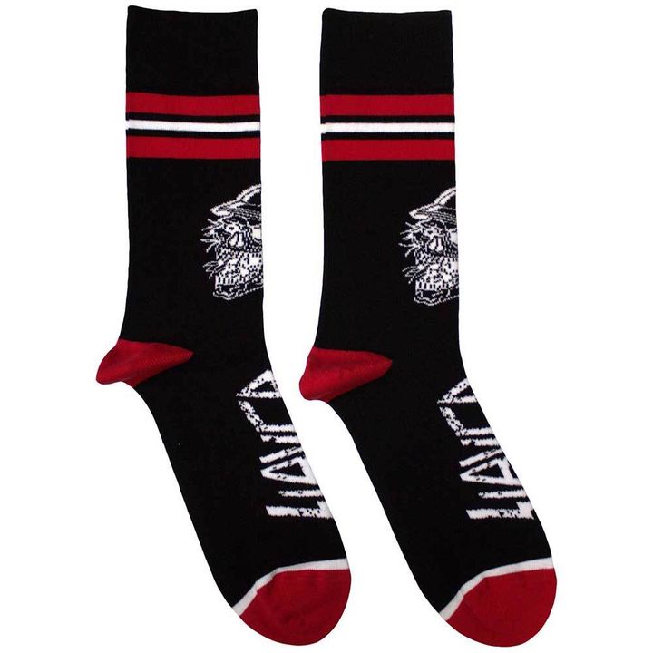 SLAYER UNISEX ANKLE SOCKS SKULL HELMET 1