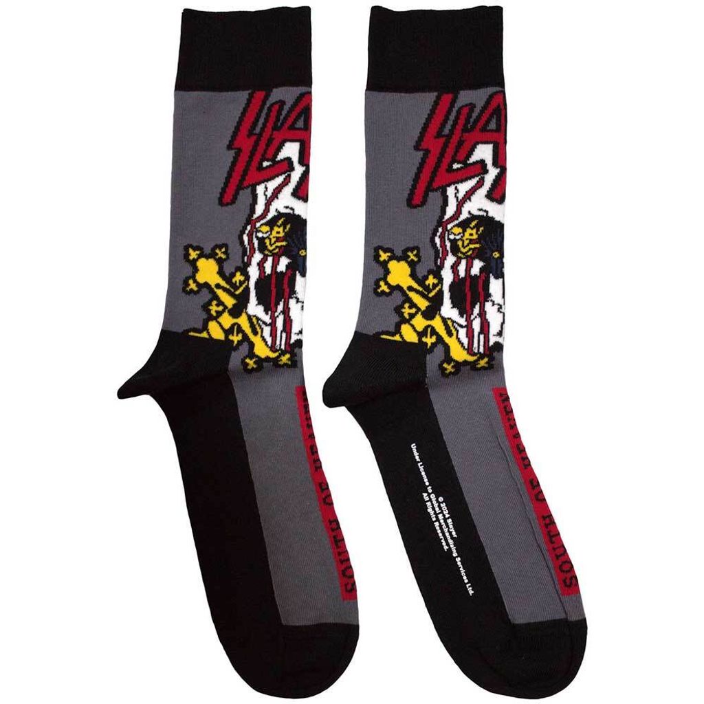 SLAYER UNISEX ANKLE SOCKS SOUTH OF HEAVEN COLOUR 1