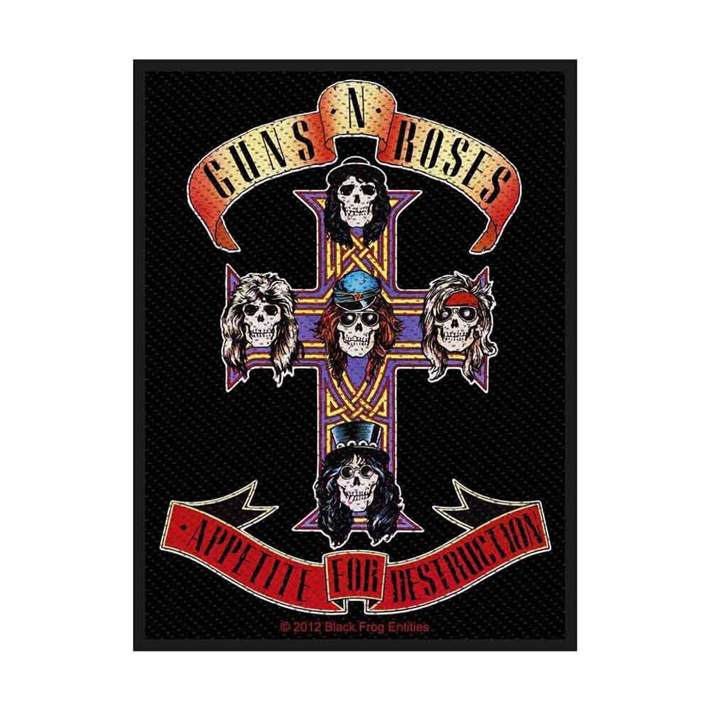 GUNS N ROSES- APPETITE FOR DESTRUCTION Woven Patch