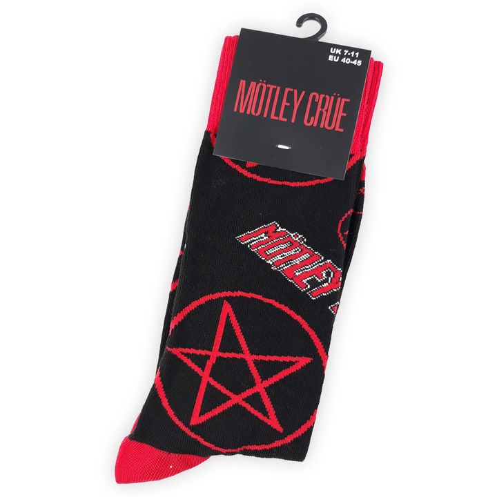 MOTLEY CRUE-LOGOS & PENTAGRAMS Sock