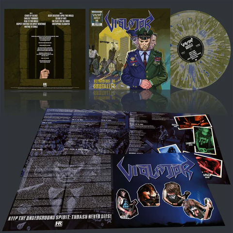 VIOLATOR - Scenarios of Brutality LP SPLATTER 