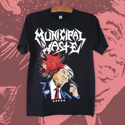 Municipal waste-Trump Walls of Death Tee 1