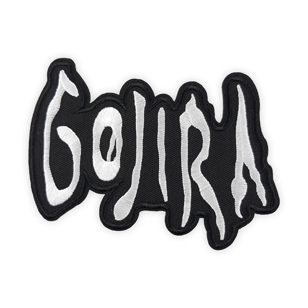 Gojira-White logo patch