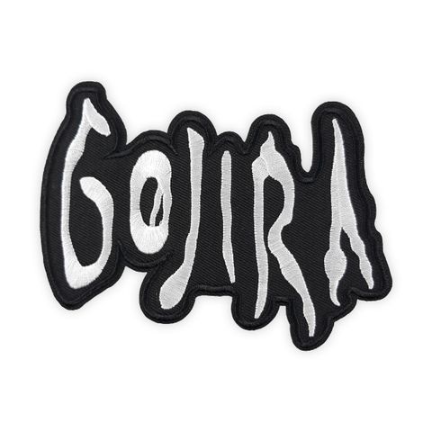 Gojira-White logo patch