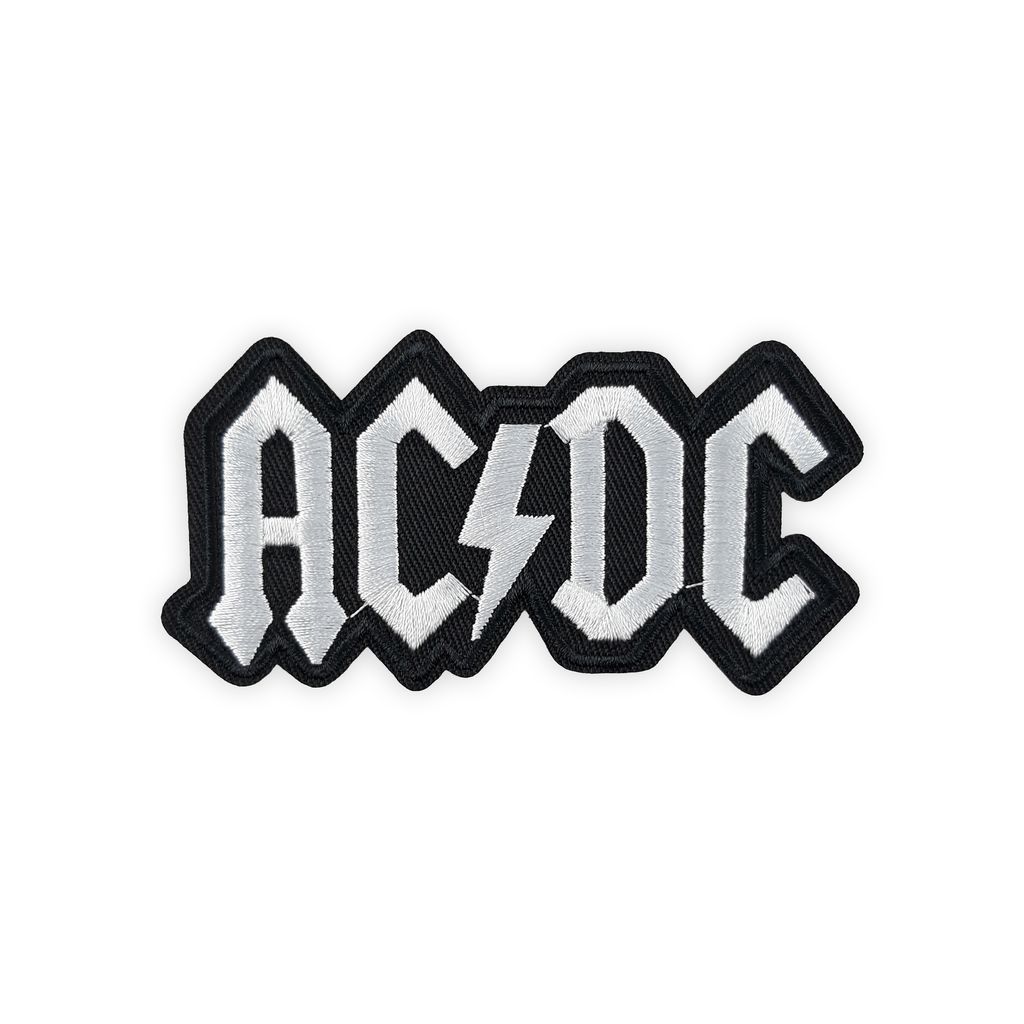 ACDC-logo BlackWhite Patch