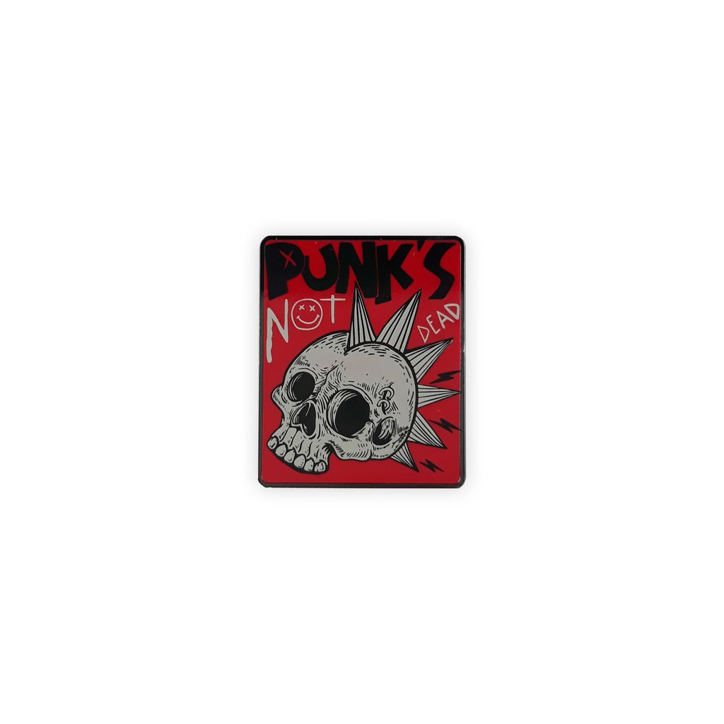 Punks not dead Metal Pin 1