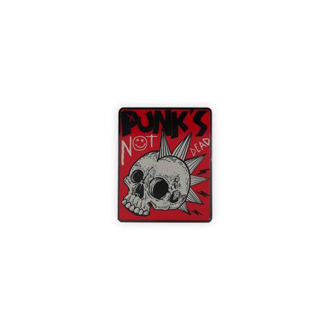 Punks not dead Metal Pin 1