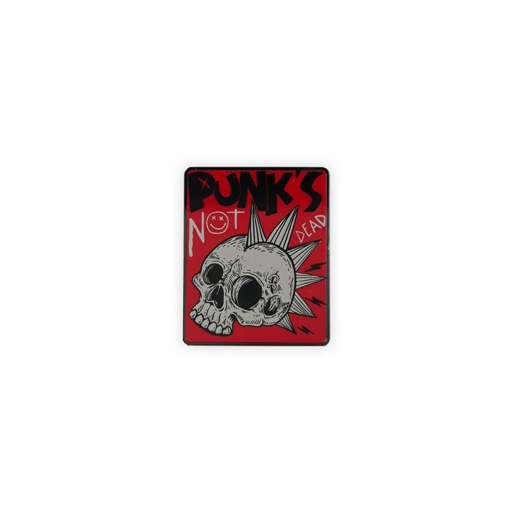 Punks not dead Metal Pin 1