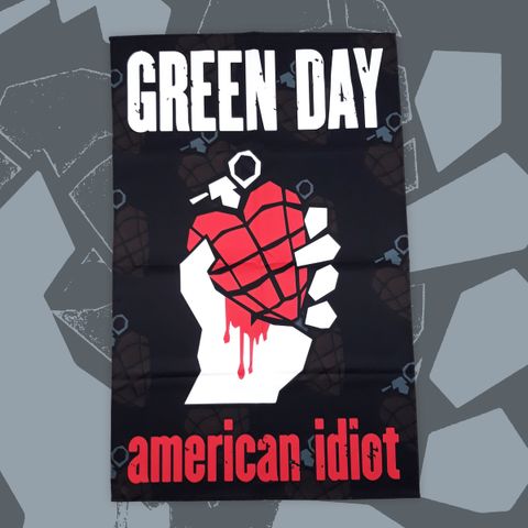 Green Day-American idiot Flag
