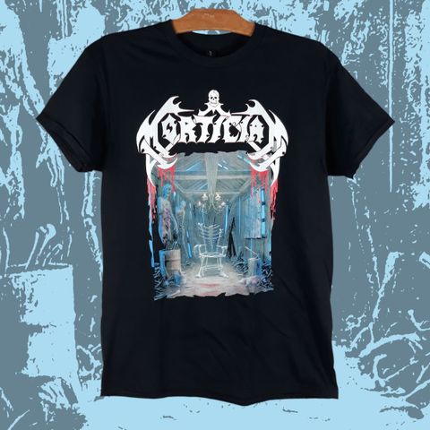 Mortician - Hacked Up for Barbecue Tee 2 sides 01