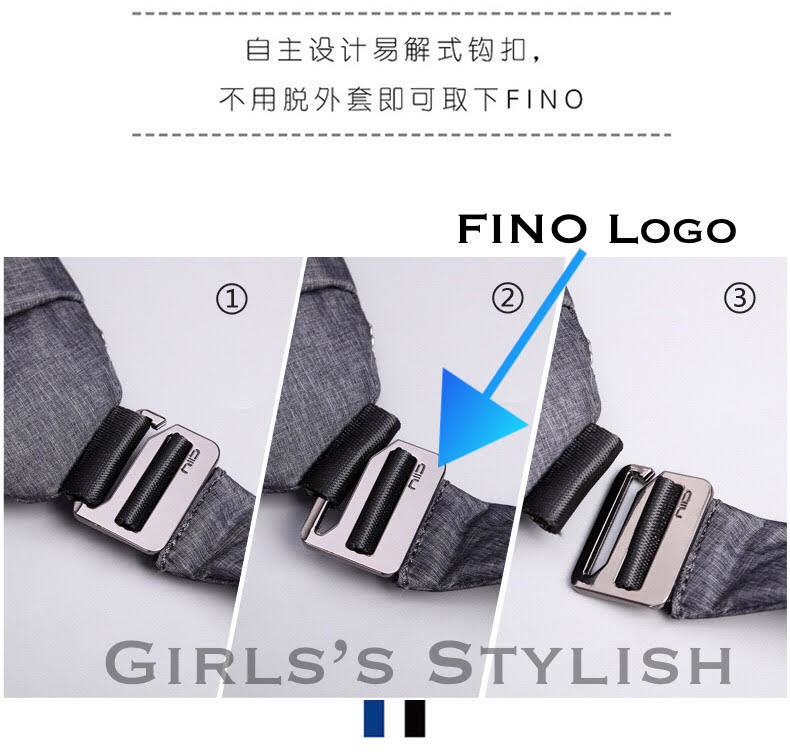 NIID FINO II 2 Sling Shoulder Crossbody Chest Bag (Box, Label, Logo, Dust Bag incl.)