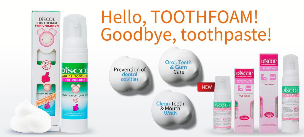 Hello, TOOTHFOAM! Goodbye, toothpaste!