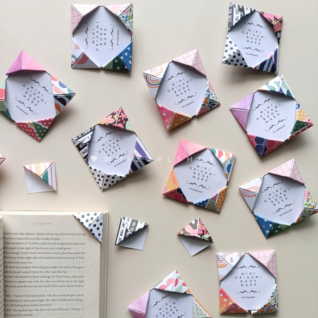 Corner Bookmarks Designs - How make Origami Bookmark Corners 