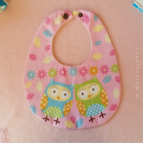 Baby Bib - Pink Floral 1.png