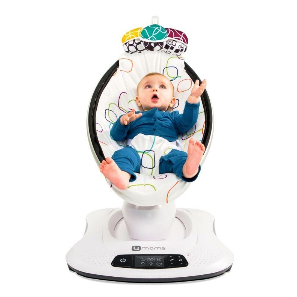 4moms mamaRoo®4 multimotion baby swing™ with strap fastener