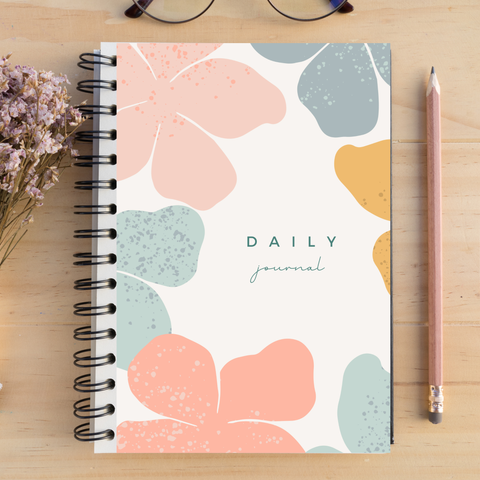 Thumb - Printable Colorful Floral Daily Journal Planner Cover