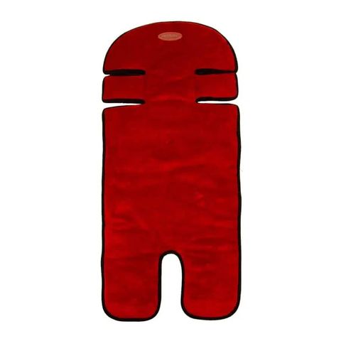 Stroller-Liner-Red-Micro-Towelling