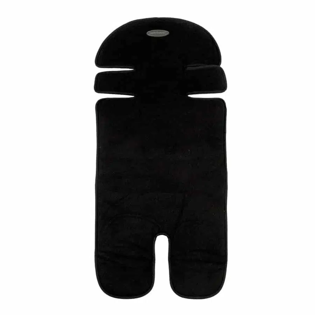 Stroller-Liner-Black-Micro-Towelling